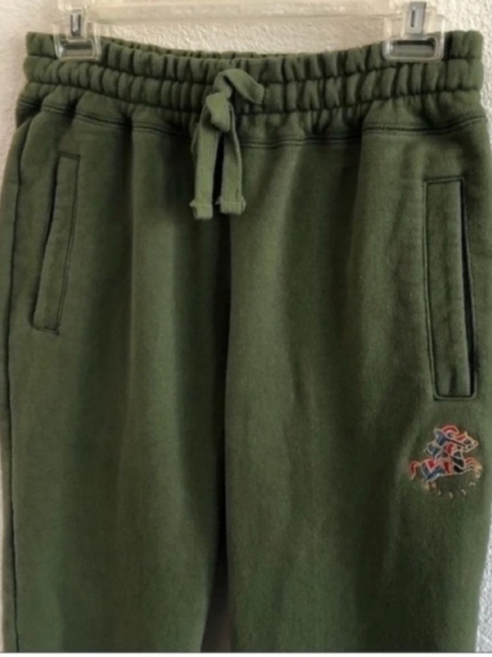 Aime Leon Dore Drakes Green Terry Cotton Sweatpants - Picture 5 of 7